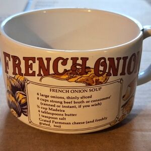 French Onion Soup Bowl With Handle with Recipe With A Chip.